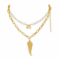 2-in-1 Detachable Angel Wing Necklace