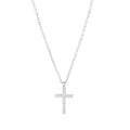 Diamond Cross Pendant Necklace