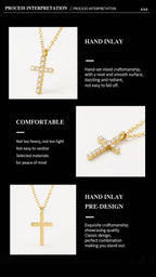 Diamond Cross Pendant Necklace - Luxury Faith Jewelry