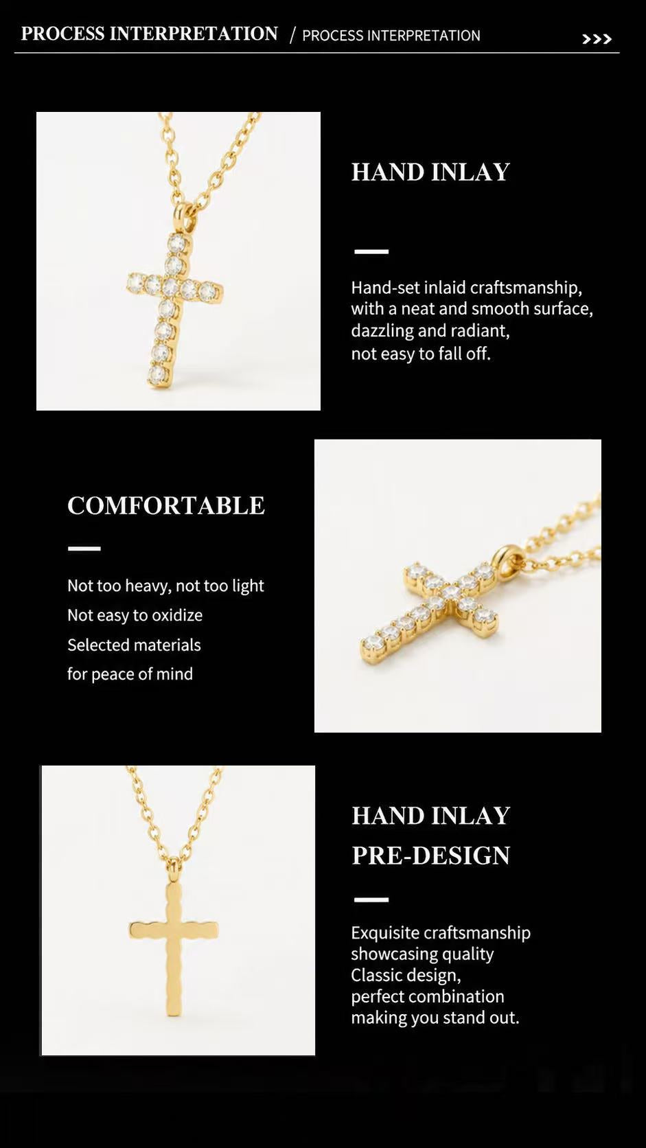 Diamond Cross Pendant Necklace - Luxury Faith Jewelry