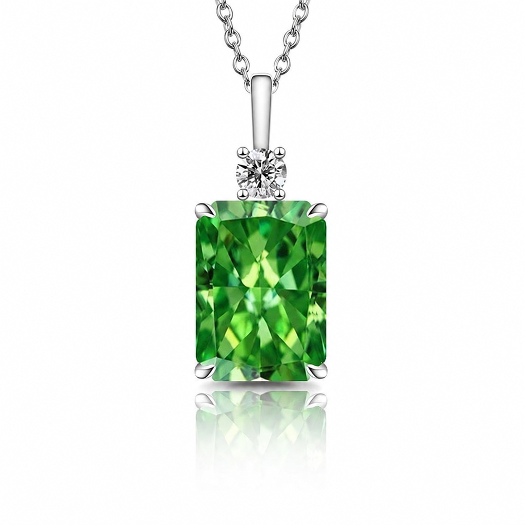 Diamond Crystal Pendant Necklace