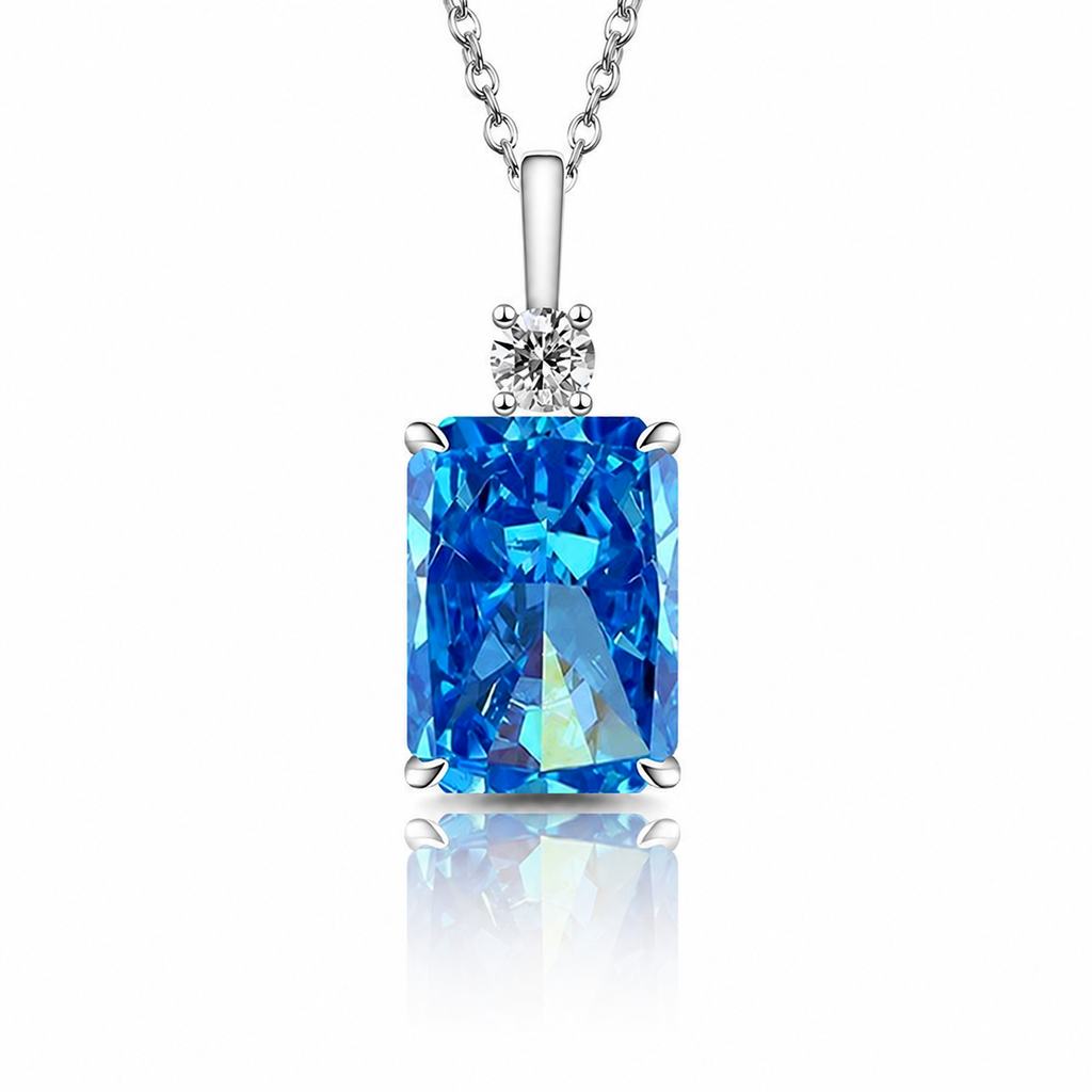 Diamond Crystal Pendant Necklace