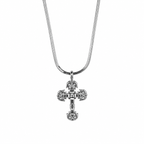 Gothic Baroque Cross Pendant Necklace