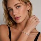 Moissanite Tennis Bracelet – 925 Sterling Silver