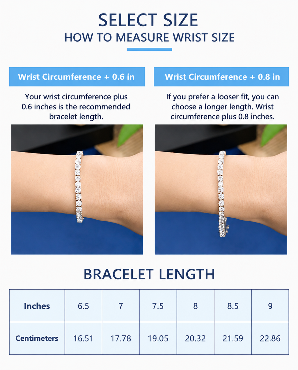 Moissanite Tennis Bracelet - 925 Sterling Silver Luxury