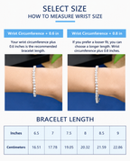 Moissanite Tennis Bracelet - 925 Sterling Silver Luxury