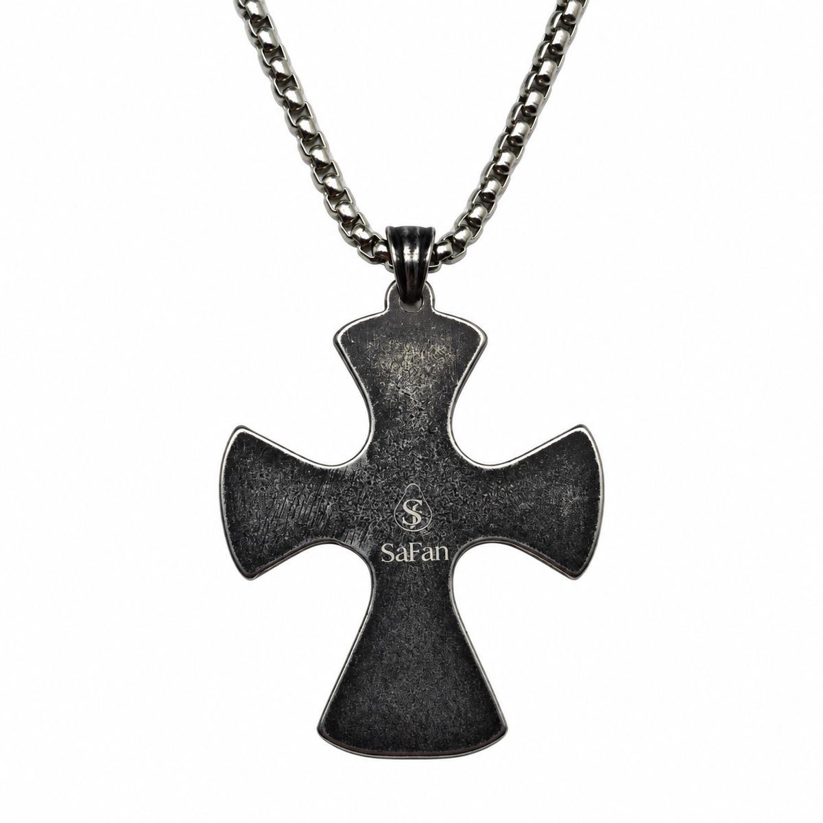 Gothic Vintage Filigree Cross Pendant Necklace - Men's Streetwear