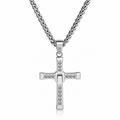 Dominic Toretto Style Cross Pendant Necklace - Titanium Steel Streetwear Jewelry