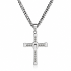 Dominic Toretto Style Cross Pendant Necklace - Titanium Steel Streetwear Jewelry