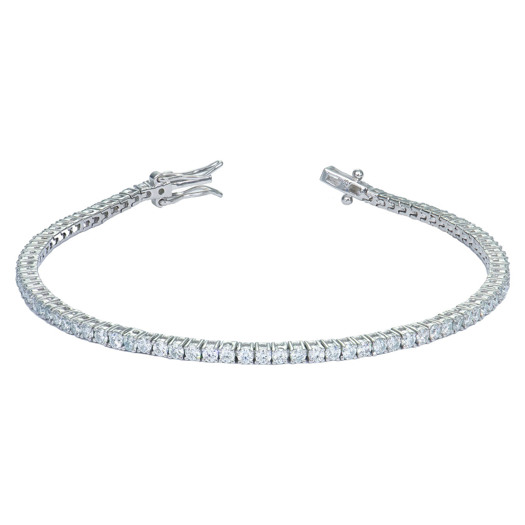 Moissanite Tennis Bracelet – 925 Sterling Silver