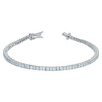 Moissanite Tennis Bracelet – 925 Sterling Silver