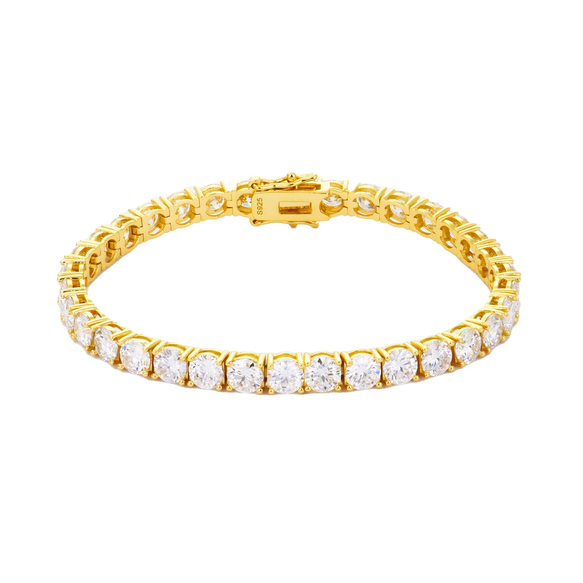 Moissanite Tennis Bracelet - 925 Sterling Silver Luxury