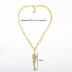 2-in-1 Detachable Angel Wing Necklace